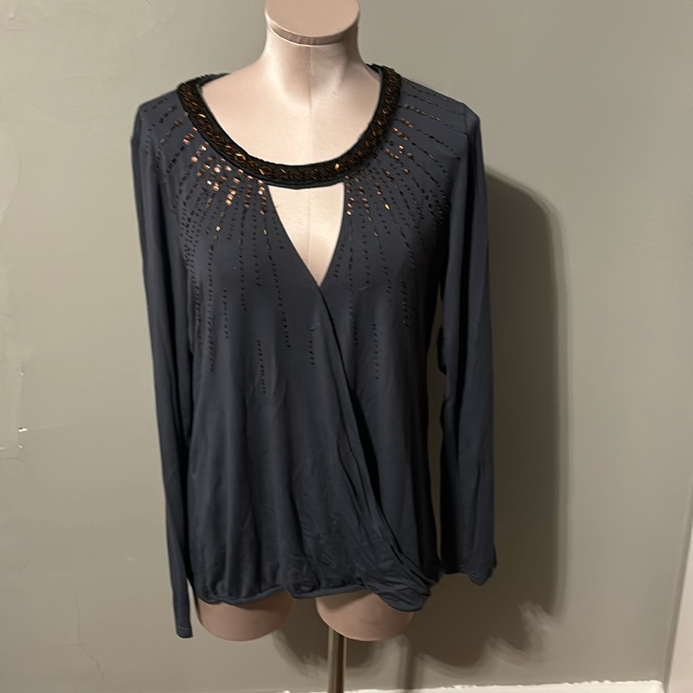 Bke boutique bling banded bottom top